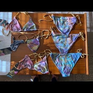 3.5 Christian Audigier bikinis. Small. Medium. Large